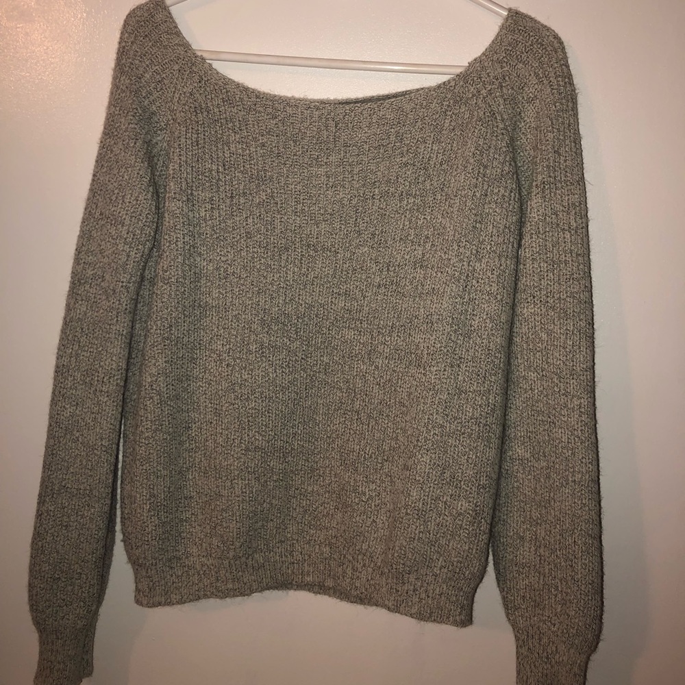 off the shoulders sweater
